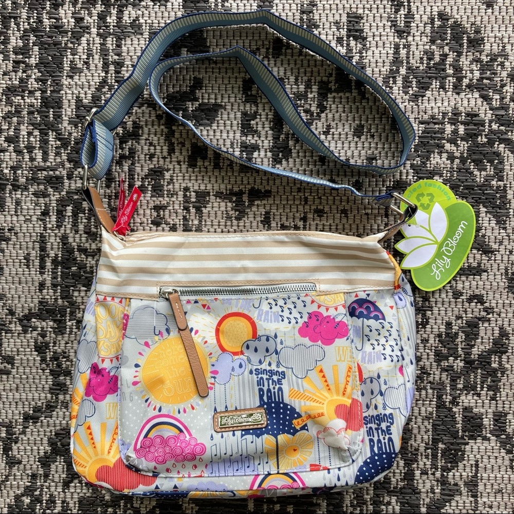 Lily Bloom Gracia Convertible in Khaki Stripe